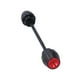thumbnail image 2 of Protector contra choques de rueda de horquilla deslizante de eje delantero de motocicleta apto para KAWASAKI Z900 2017?2021Rojo, 2 of 8