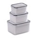 thumbnail image 2 of contenedor de almacenamiento Juego De 3 Recipientes De Almacenamiento De Alimentos Para Cocina, A Prueba De Fugas, Recipiente Rectangular Para Preparación De Comidas Rectángulo Magideal contenedor de almacenamiento, 2 of 7
