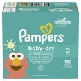 Pampers Baby Dry Diapers Size 2, 180 Count (Select for More Options