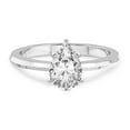thumbnail image 3 of IGI Certified 3 Carat Pear Shape Lab Grown Diamond Engagement Ring | 14K White Gold | Eva Six Prong Knife Edge Lab Diamond Ring | FG-VS1-VS2 Quality Friendly Diamonds, 3 of 5
