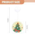 thumbnail image 2 of 1Pc Christmas LED Hanging Light Round Christmas Window Hanging Light Board, 2 of 7