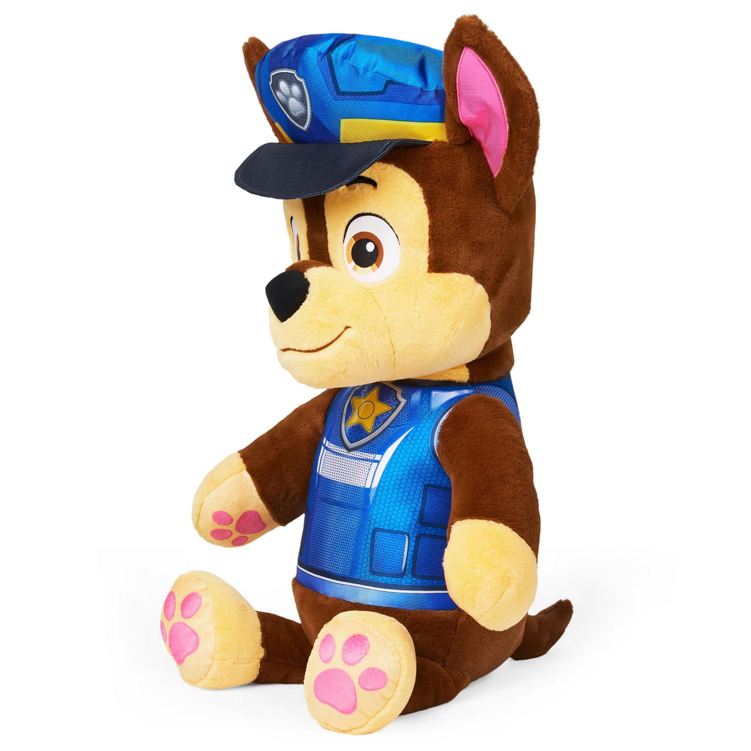 PAW Patrol, Movie Chase Jumbo Stuffed Animal Plush Toy, 29-inch, Kids Toys for Ages 3 and up