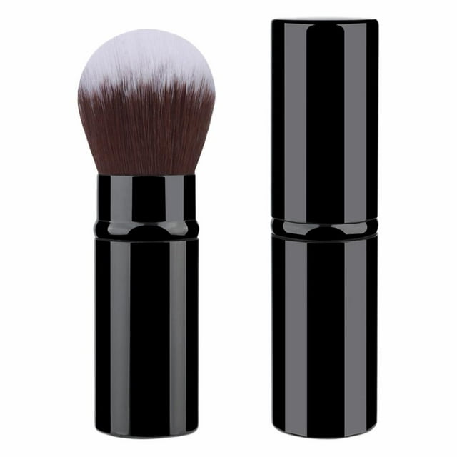 Retractable Makeup Brush Portable With Dust Cover Blush Brush Makeup Setting Powder Foundation Brush