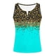 thumbnail image 4 of ICHUANYI Clearance Womens Tank Summer Printed Buttons Sleeveless V-Neck Casual Blouse Button Tunic Tops(Mint Green, L) ICHUANYI WER2023080807612, 4 of 5