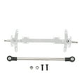 thumbnail image 1 of RC Front Steering Wheel Axle, Highly Simulated High Strength RC Metal Front Axle Set  For 1/14 RC Tractor Truck Black,Silver, 1 of 8