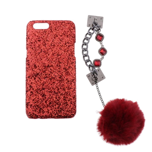 Diamond Funda Con Muñequera Compatible Con OPPO R11PLUS rojo