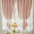 thumbnail image 5 of Ins Lace Curtains Window Hanging Curtains Living Room Bedroom Blackout Drape Double Layers Romantic Windows Sheer Drapes, 5 of 10