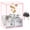 Pink, variant on Clear Acrylic Piggy Bank with Lock and Key for Kids Adults, Openable Money Saving Box for Cash Coins Real Money (Clear)