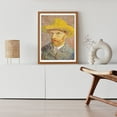 thumbnail image 4 of Van Gogh Canvas Wall Art, Self Portrait with a Straw Hat, Famous Oil Painting Art Prints Reproduction, Modern Artwork Canvas Poster, 4 of 7