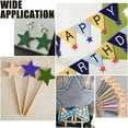 thumbnail image 6 of 30 Pcs Unfinished Wood Star Pieces 1.92" Blank Wooden Star Slices Wooden Cutouts Ornaments Natural Wood Embellishments for Drawing Art Craft Christmas and Wedding Decoration 0.29" Thick for DIY, 6 of 9