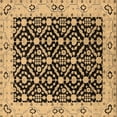 thumbnail image 1 of Ahgly Company Indoor Square Oriental Brown Traditional Area Rugs, 7' Square, 1 of 4