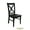 Black, variant on BingLTD - Madison 39" Tall Dining Chair - White Set of 2 (CH14-RW-WHT)