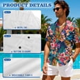 thumbnail image 5 of Jeiento Tropical Floral Matching Vacation Outfits for Couples Shirts for Men Casual Summer Dresses for Women Sleeveless Tiered Hawaiian Dress Mens Button Down Shirt, 5 of 6