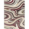 thumbnail image 3 of Contemporary 5x7 Area Rug (5' x 7') Abstract Multi-Color Living Room Easy to Clean, 3 of 9