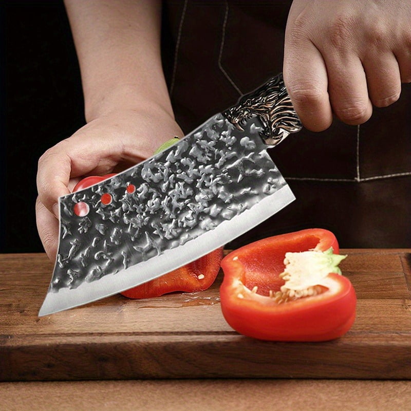 6Pcs, Professional Kitchen Chef Knife Set, Stainless Steel Boning Knife Chef Knife Utility Knife Cutting Knife Fish Knife Butcher Knife for Kitchen Convenience