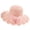 Pink, variant on KoiLife Sun Hats for Women Beach Hat Floppy Straw Hat Foldable Straw Hat Large Brim Hat Brim Length 4" Khaki Timeless Sun Protector for Beach & Summer Adventures