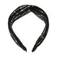 thumbnail image 4 of Unique Bargains 1 Pc Sequin Wide Headbands for Women Black Silver Tone, 4 of 6
