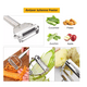 thumbnail image 3 of Pelador De Verduras Y Frutas 2 En 1 C/doble Cuchilla Plateado, 3 of 5