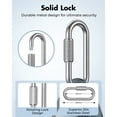 thumbnail image 6 of UNBREAKcable 4 Pack for Airtag Holder Carabiner Waterproof Protector TPU Airtags Case, Professional Carabiner Compatible with Apple Finder Tracker Accessories for Keys/Bags, 6 of 10