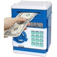 thumbnail image 1 of Hvops Super Electronic Bank, Bloqueo de código bancario para niños Juguete para bebés Bancos de monedas seguros Caja de ahorro de dinero Contraseña para niños (azul) kaili Sencillez, 1 of 5