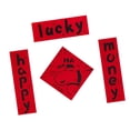 thumbnail image 3 of Voxware New Year Couplets Spring Festival Fu Character Banner Set with Felt Material Horse Pattern And Traditional Blessing Suitable for Home Door Workplace F lucky, 3 of 8