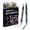 24 Colors, variant on 24 Colors Acrylic Paint Markers Dual Tip Art Pens with Fine Tip and Brush Tip for Rock Painting Wood Glass Ceramic Canvas DIY Crafts