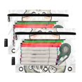 thumbnail image 5 of FORMRS 2 Pack Pencil Pouch for 3 Ring Binder with Clear Window Zipper Case, Green Cute Cat, 5 of 6
