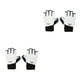 thumbnail image 4 of Soidarity Kids Adult Half Finger Boxing Muay Gym Protector Padded Thai Gloves Hand M Tipo 1 2piezas, 4 of 6