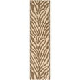 thumbnail image 3 of SAFAVIEH Beach House Axum Animal Indoor/Outdoor Runner Rug, Cream/Beige, 2'2" x 10', 3 of 5