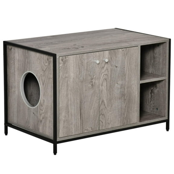 Hidden Cat Litter Box Enclosure