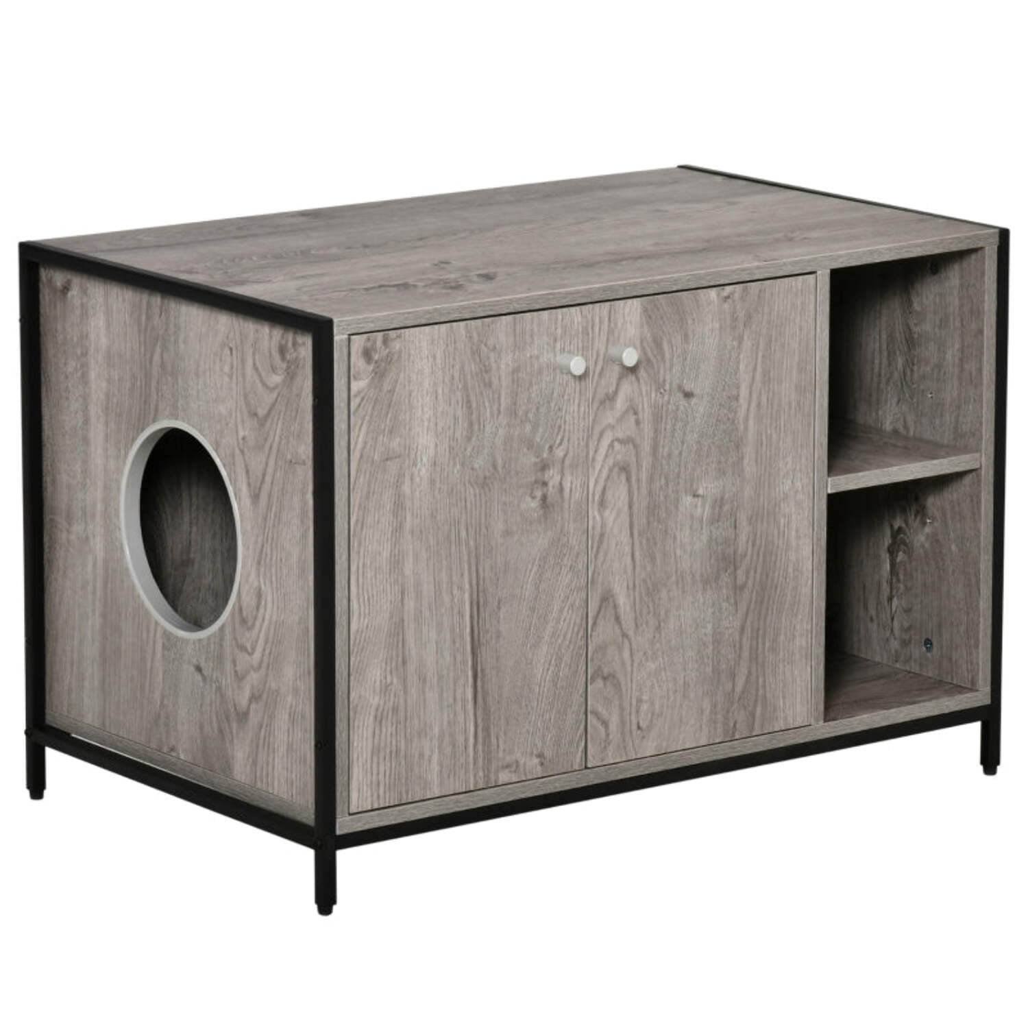 Hidden Cat Litter Box Enclosure