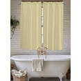 thumbnail image 4 of Yellow Solid Color Living Room Curtains 2 Panel, Aesthetics Contemporary Luxury Cafe Window Treatment, Extra Long Farmhouse Bedroom Bathroom Kitchen Curtains Drapes 104"x72", 4 of 6