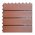 thumbnail image 2 of Piso deck "Ladrillo", tipo madera 11pz de 30x30cm, 1m2, piso para jardin,Uso interior y exterior/ Decoración para muro, techo y piso. PANEL DECORATIVO LADRILLO, 2 of 6