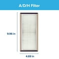thumbnail image 3 of Filtrete Advanced Allergen, Bacteria & Virus True HEPA Room Air Purifier Filter, Replaces size A/D/H sizes, 3 of 10