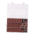 thumbnail image 1 of Sand Paper,And 12 Pieces Kit With Free Drum Kit With 1/8inch 3/8inch 1/2inch Set Drum Kit Tool 1/8inch 3/8inch With Free Box Rotary Tool 1/8inch Sander Set Drum Box 240 Pieces Mandrels Dremel Rotary, 1 of 7