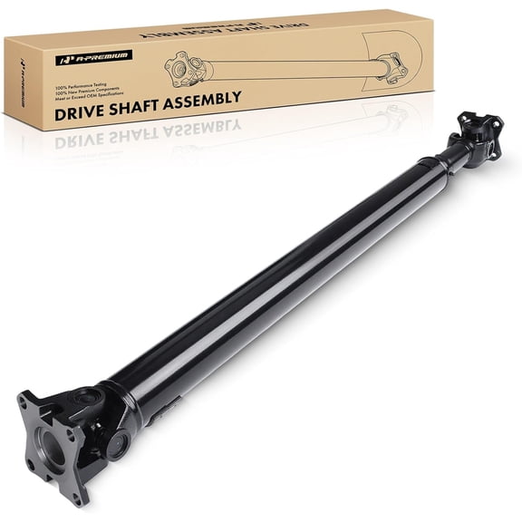 A-Premium Rear Complete Drive Shaft Prop Shaft Driveshaft Assembly Compatible with Jeep Grand Cherokee 2005-2010, Commander 2006-2010 V6 3.7L, Automatic Transmission, Replace# 52853006AB, 52853006AD
