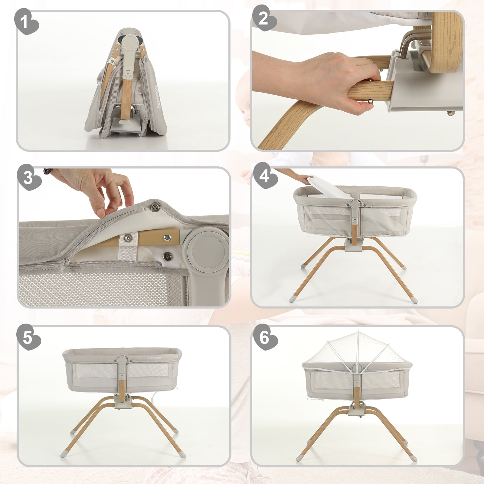 Buy Comomy 3 IN 1 Baby for Infant, Portable Travel Rocking