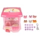 thumbnail image 1 of Máquina de garra rosa para niños, Control remoto para fiesta, volumen ajustable, luz musical, máquina automática de garra de muñeca, 1 of 9
