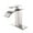 Silver, variant on Zovajonia Single Handle Bathroom Vanity Sink Lavatory Faucet with Deck Plate Matte Black