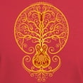 thumbnail image 3 of CafePress - Red And Yellow Guitar Tree Of Life T Shirt - Men's Classic Graphic Cotton T-Shirt, 3 of 4