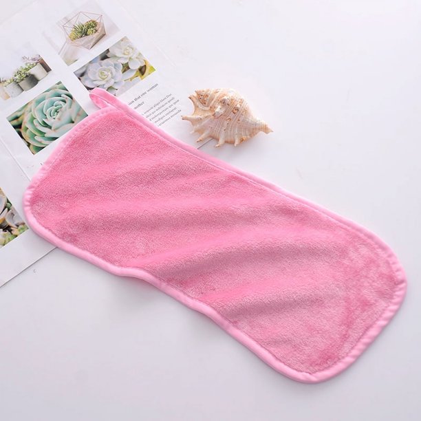 Toalla desmaquillante de franela para mujer, toalla cuadrada pequeña, toalla de belleza absorbente de secado rápido y limpieza con agua repetible