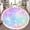 Color 4, variant on Washable Non Slip 6ft Round Rug, galaxy fantasy pastel color pastel sky rainbow Pastel Circle Area Rugs with Tassels Carpet for Nursery Bedroom Living Room Playroom Tent Rug Tent Castle