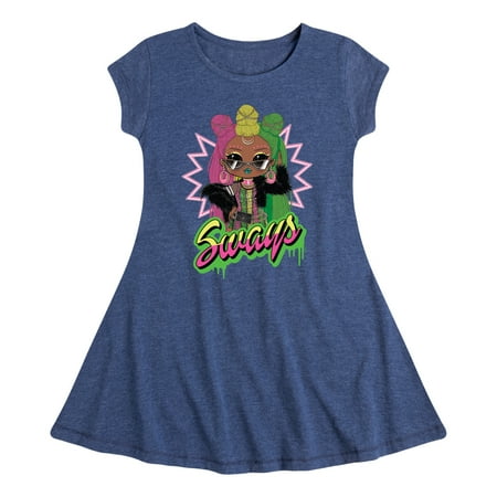 

LOL OMG! Fashion Dolls - Money & Swag - Toddler & Youth Girls Fit & Flare Dress