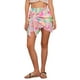 thumbnail image 1 of Faldas florales bohemias inspiradoras para mujeres, con nudo lateral, borlas y abertura, falda mini de playa M rosa, 1 of 6