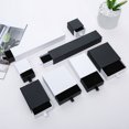 thumbnail image 4 of Custom Black White Kraft Paper Box for Packaging Earring Jewlery Box Gift Cardboard Boxes DIY Jewelry Display Storage Drawer Box 11 7cm, 4 of 6