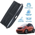 thumbnail image 3 of Fit 2016-2018 Benz Smart Fortwo Cargo Cover for 2016 2017 2018 Smart Fortwo Accessory Rear Trunk Privacy Shade, Black, 3 of 8