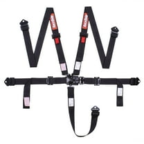 Racequip 811001RQP SFI 16.1 Latch & Link 2 in 5-Point Seat Belt Harness Black