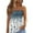 Light Blue, variant on Womens Smocked Strapless Pleated Tube Tops Flower Print Strapless Pleated Tanks Backless Bandeau Tunic Tops Sleeveless Shirts