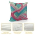 thumbnail image 4 of FUMJ Throw Pillow Covers Flamingos Animal Pillow Cover Square Pillow Case Cushion for Home Decor Sofa Couch Pillowcase, 4 of 5