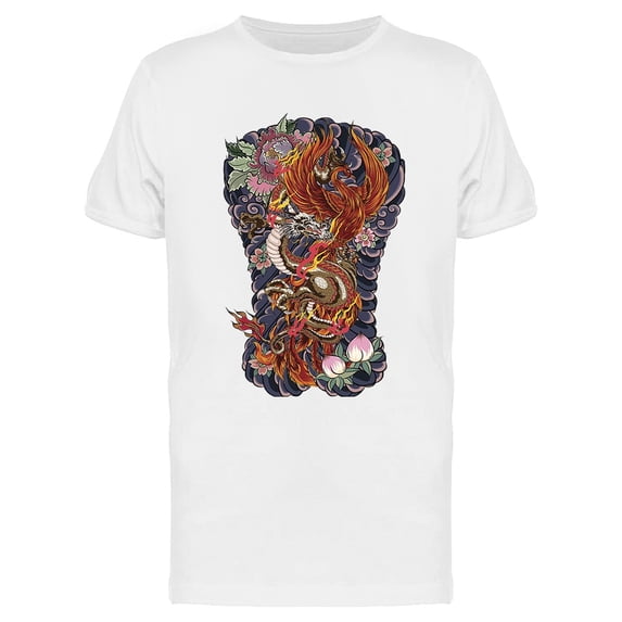 Japanese Tattoo Design T-Shirt Men -Image by Shutterstock, Male XX-Large